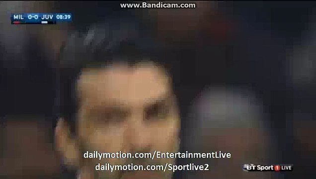 Gianluigi Buffon Fantastic Save HD- Milan 0-0 Juventus SErie A