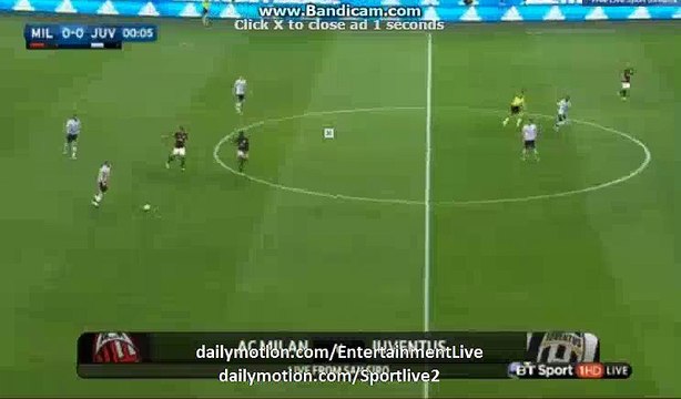 Milan 1st BIG Chance - Milan 0-0 Juventus Serie A