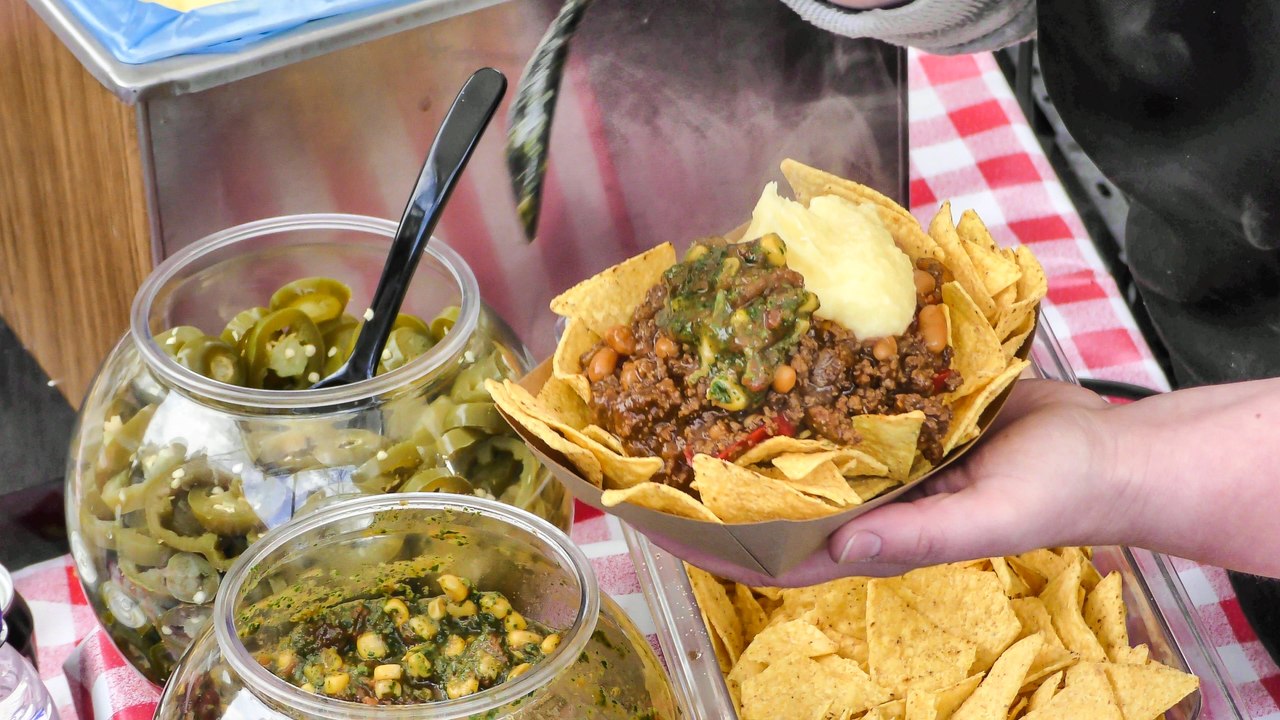 London Street Food. The Spicy Nachos of Camden Market