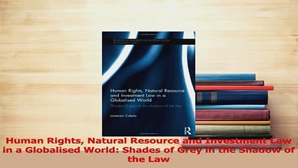 PDF  Human Rights Natural Resource and Investment Law in a Globalised World Shades of Grey in Read Full Ebook