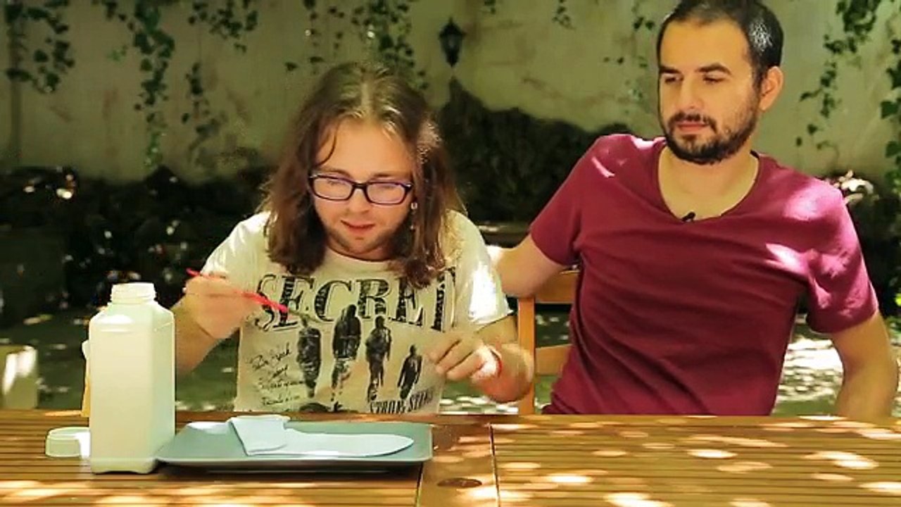 Çorabın sülfürik aside etkisi