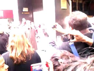 John Cena leaving Hard Rock Cafe WrestleMania XXVII Press Conference