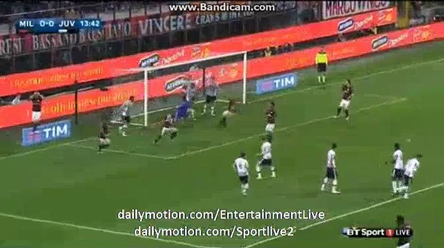 Mario Balotelli Fantastic FREE-KICK HD Milan 0-0 Juventus Serei A
