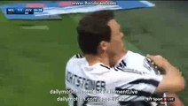 Mario Mandžukić Goal Milan 1-1 Juventus Serie A