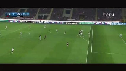 Mario Mandzukic Goal - AC Milan vs Juventus 1-1 [9.4.2016]