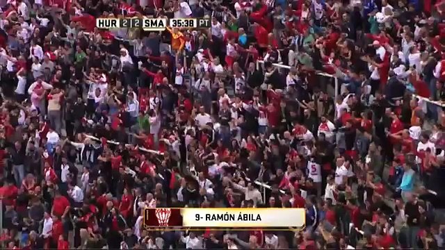 Gol de Ábila. Huracán 2 - San Martín (SJ) 2. Fecha 10. Primera División 2016.