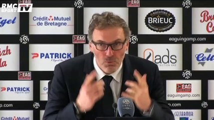 Blanc agacé après la victoire à Guingamp