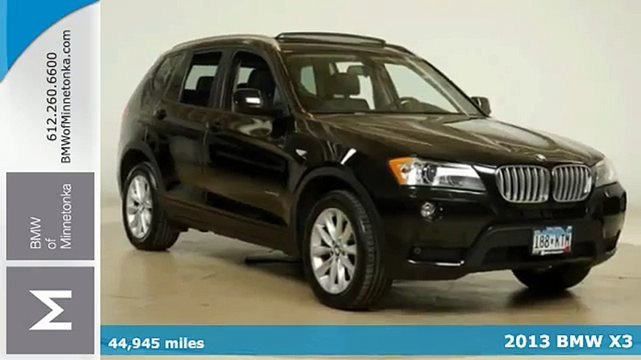 Used 2013 BMW X3 Minnetonka MN Minneapolis, MN #P36439 - SOLD