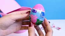 Peppa Pig Surprise Eggs Peppa Pig Picnic Basket Playset Frozen Mickey Minnie Huevos Sorpresa Part 4