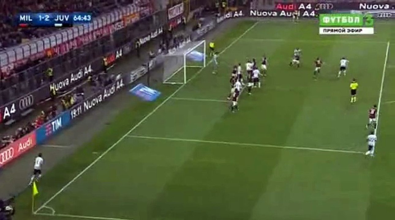 Paul Pogba Goal - AC Milan 1 - 2 Juventus - 09-04-2016