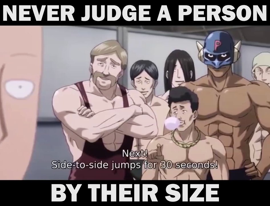 Never judge a person by their size