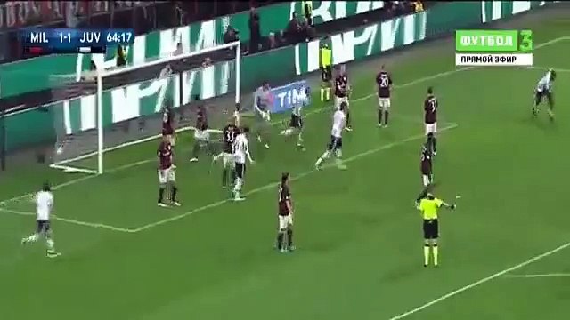 Paul Pogba Goal - AC Milan vs Juventus 1-2 [9.4.2016] Serie A