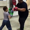 Young Boy Trained well! Excellent Boxing Skills