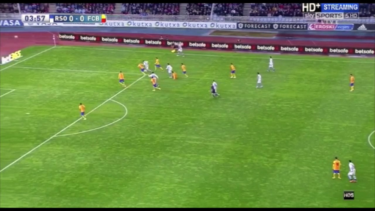 هدف فوز ريال سوسيداد علي برشلونة من الاسبوع 32 الدوري الاسباني