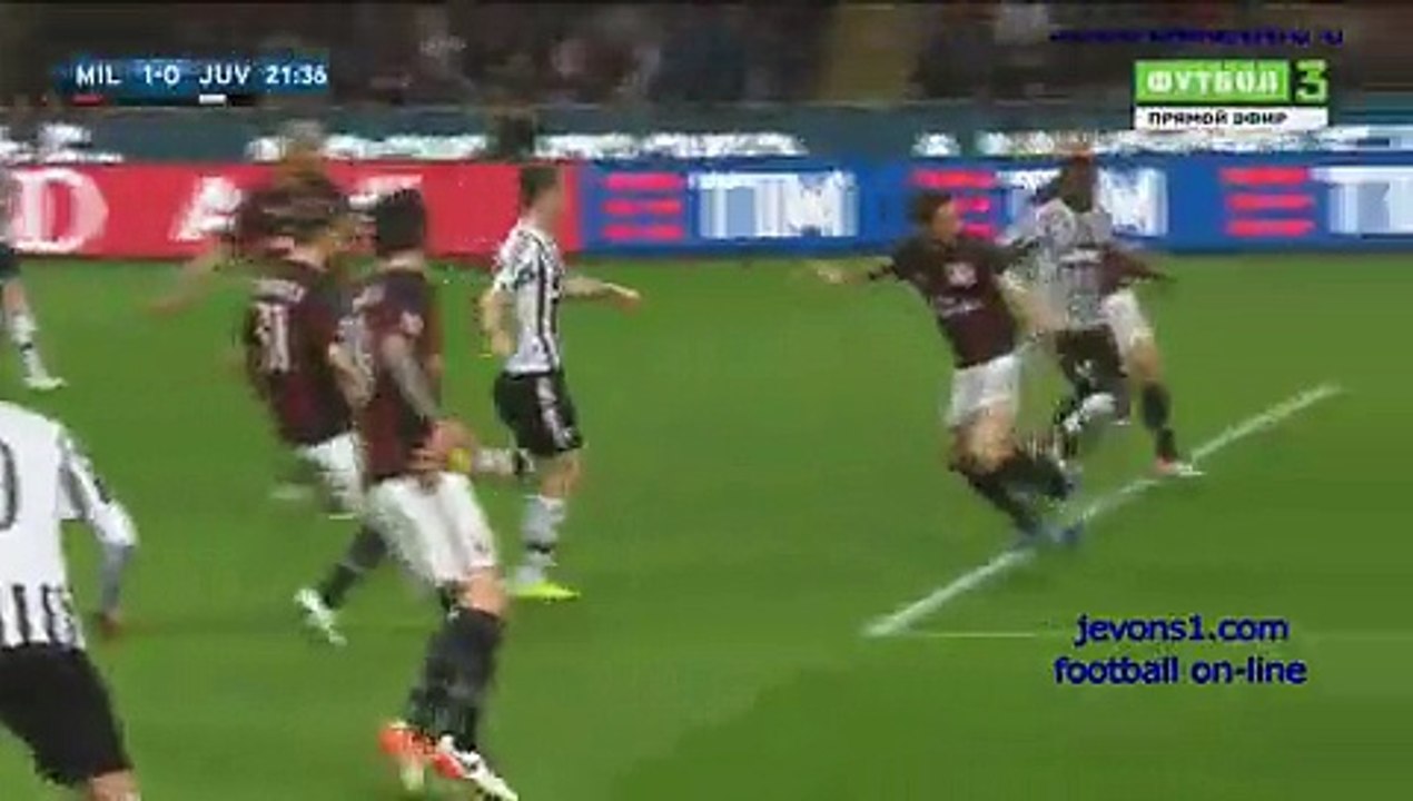 AC Milan 1 - 2 Juventus - Highlights - 09-04-2016