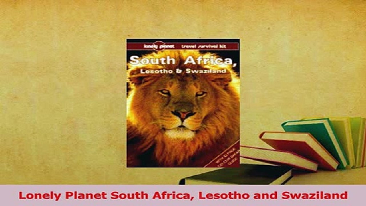 PDF  Lonely Planet South Africa Lesotho and Swaziland Read Full Ebook