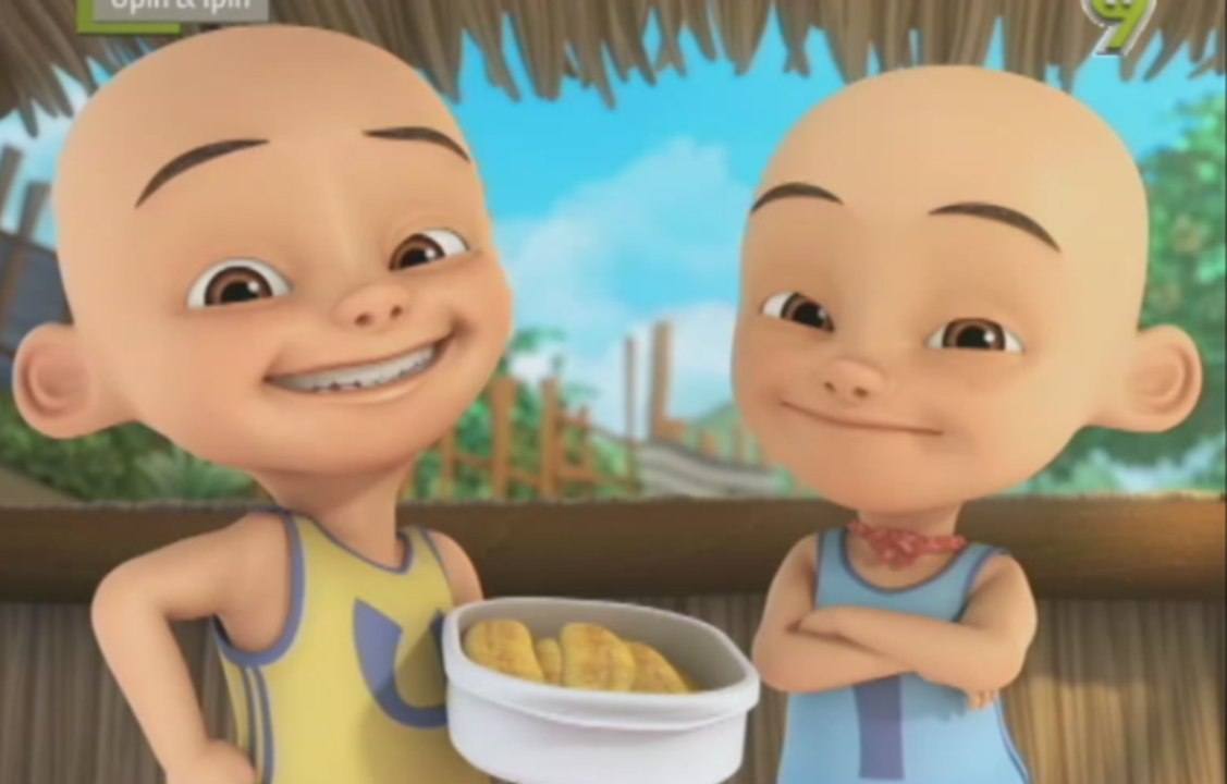 Upin Ipin Pisang Goreng Ngap! Ngap! Bhg 3 -Terbaru 2016