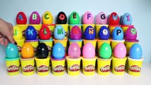 Surprise Eggs ABC Learn the Alphabet Eggs Huevos Sorpresa Aprende el Abecedario Toy Videos Part 4
