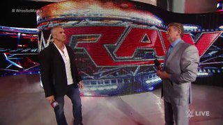 Mr. McMahon puts Shane McMahon in charge of Raw for the night- Raw, April 4, 2016