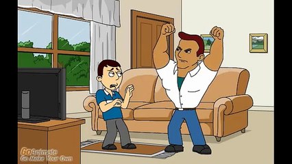 Warren Cook watches his dad's old tape / grounded