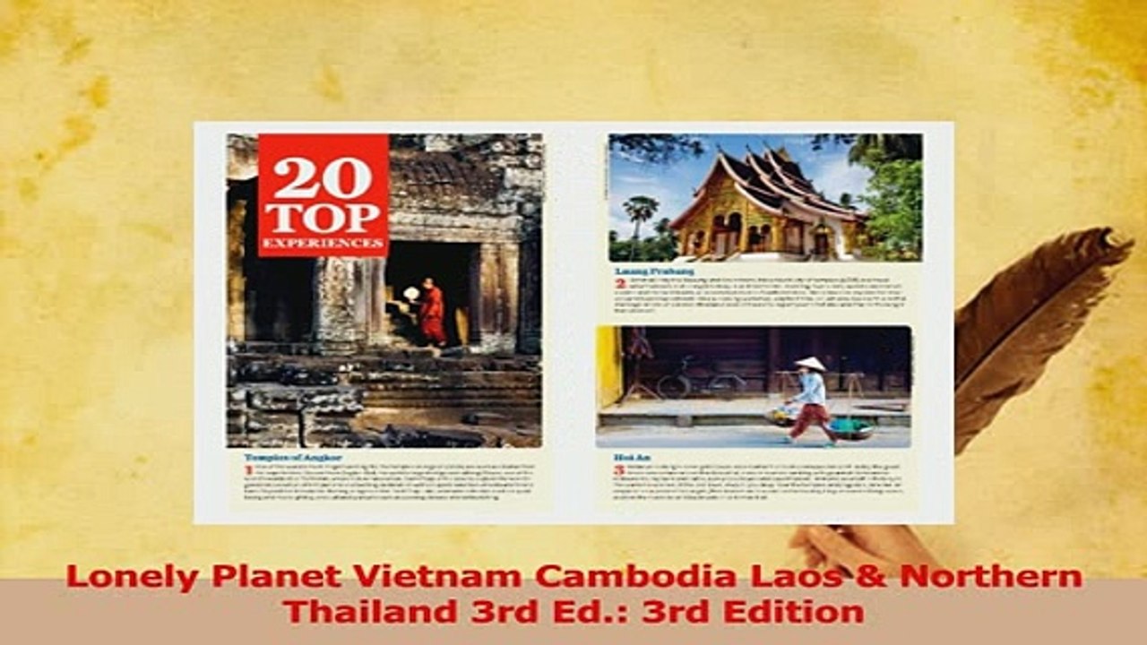 PDF  Lonely Planet Vietnam Cambodia Laos  Northern Thailand 3rd Ed 3rd Edition Download Online