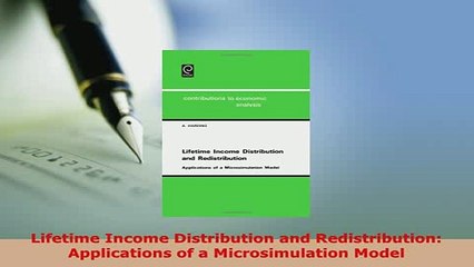 PDF  Lifetime Income Distribution and Redistribution Applications of a Microsimulation Model Download Full Ebook