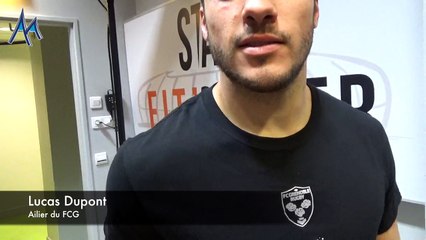 Réaction de Lucas Dupont après FCG-Connacht