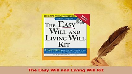 Read  The Easy Will and Living Will Kit Ebook Free