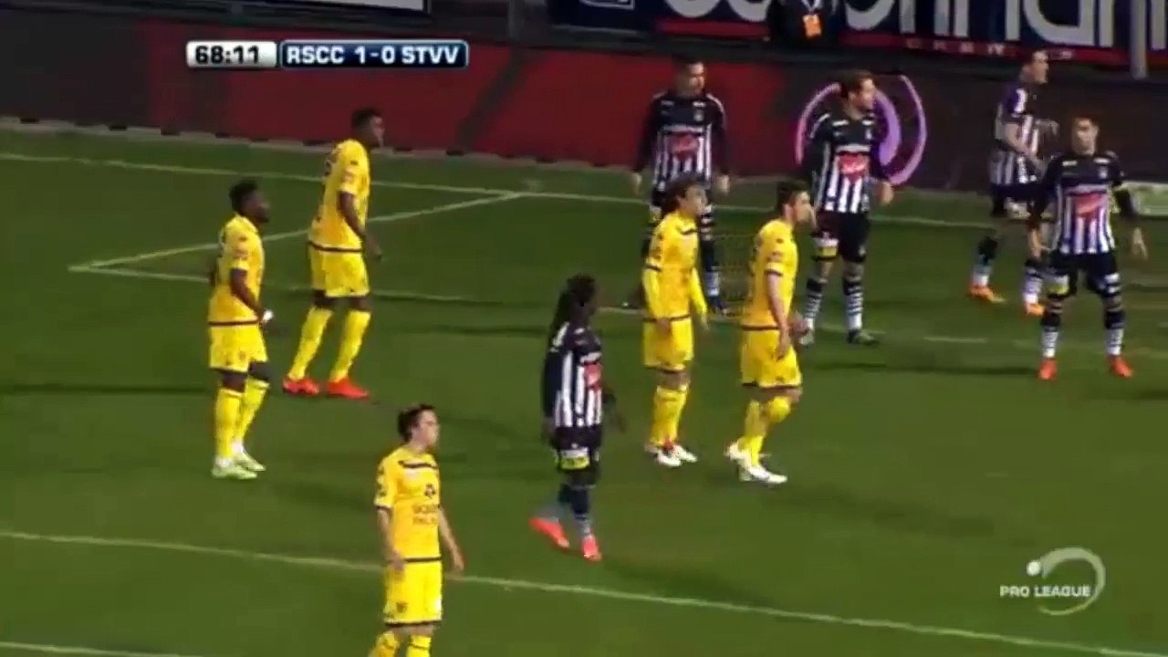R. Charleroi vs St Truidense VV  Sasha Kotysch Goal   Belgium Jupiler League 09-04-2016 HD
