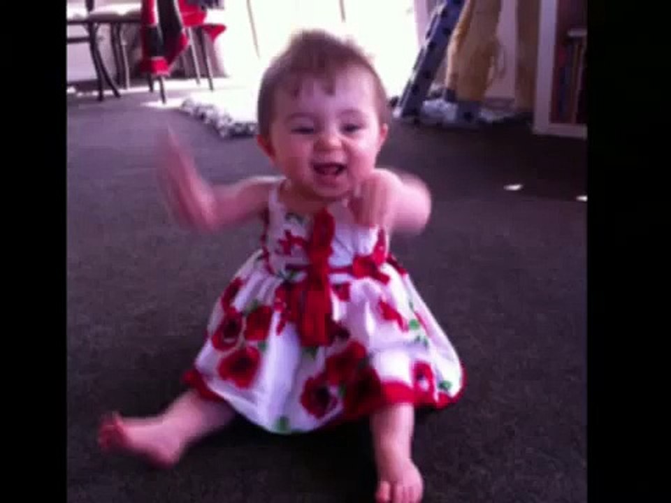 Baby Lily does the Haka