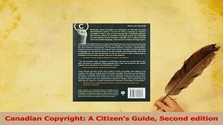 PDF  Canadian Copyright A Citizens Guide Second edition  EBook