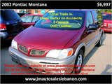 2002 Pontiac Montana available from J & M Auto Sales