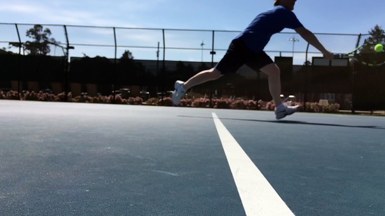 Blurry, slo-mo, tennis, art film.