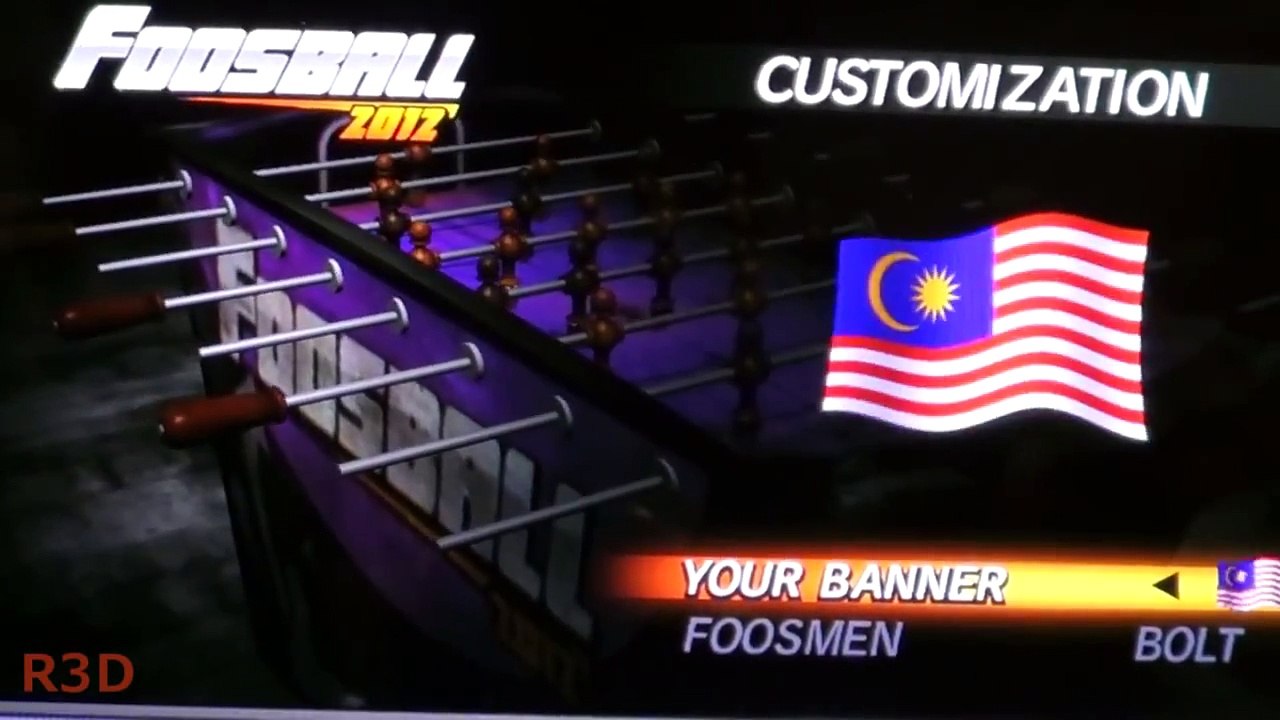 Foosball 2012 Vita Customization Mode