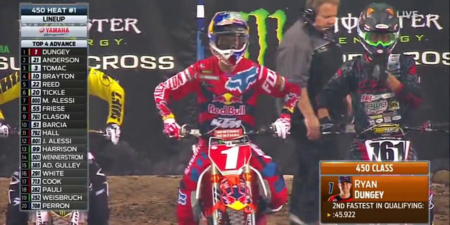 Monster Energy Supercross 2016 - Rd13 Indianapolis - 450 Heat 1
