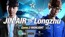 [H/L 2016.04.09] JIN AIR vs Longzhu Game 2 - RO2 l 롯데 꼬깔콘 LoL Champions Korea Spring 2016