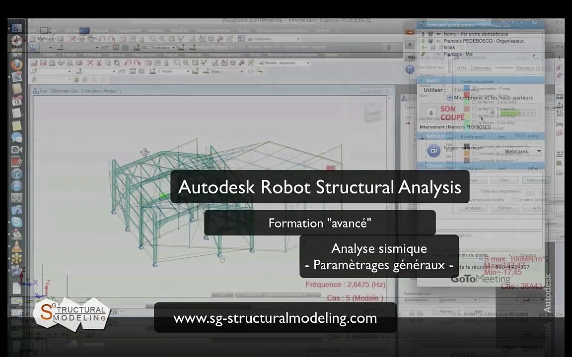 Autodesk Robot -  Analyse sismique à l'Eurocode...