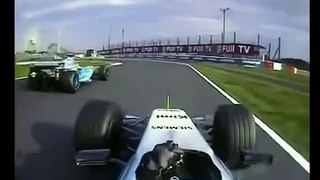 Raw Footage of Flying Finn : Kimi Raikkonen vs Giancarlo Fisichella Suzuka 2005  F1 Grand Prix Racing at its finest