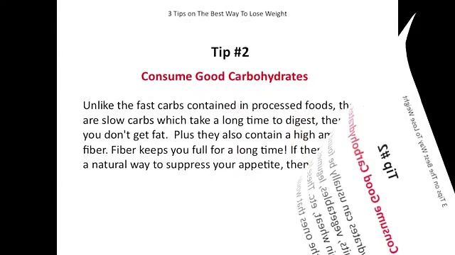 Best Way To Lose Weight 3 Best Tips | Lose Weight Fast