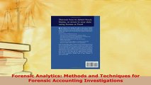 Download  Forensic Analytics Methods and Techniques for Forensic Accounting Investigations Download Online