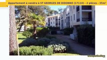 Appartement à vendre à ST GEORGES DE DIDONNE (17110) - 2 pièces - 35m²