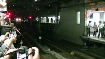 [FHD・お祭り会場]　EF65-1102・EF81-81 PP 寝台急行「おが」 横浜駅入線