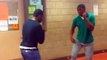 Sparring : Tae Kwon Do Shotokan grappling