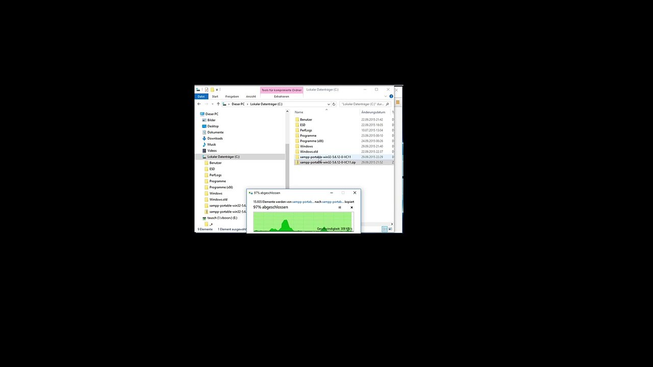 XAMPP Portable installieren