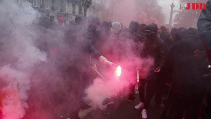 Manifestation contre la loi travail : au coeur des incidents, place de la Nation à Paris