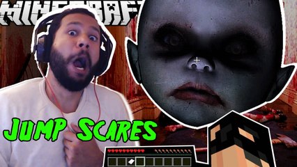 HORROR MAP JUMP SCARES! Custom Minceaft Map NikNikamTV