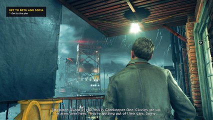 Quantum Break - Port Donnelly Bridge: Chronon Source Location, College Kid Gets Jack Caught Cutscene