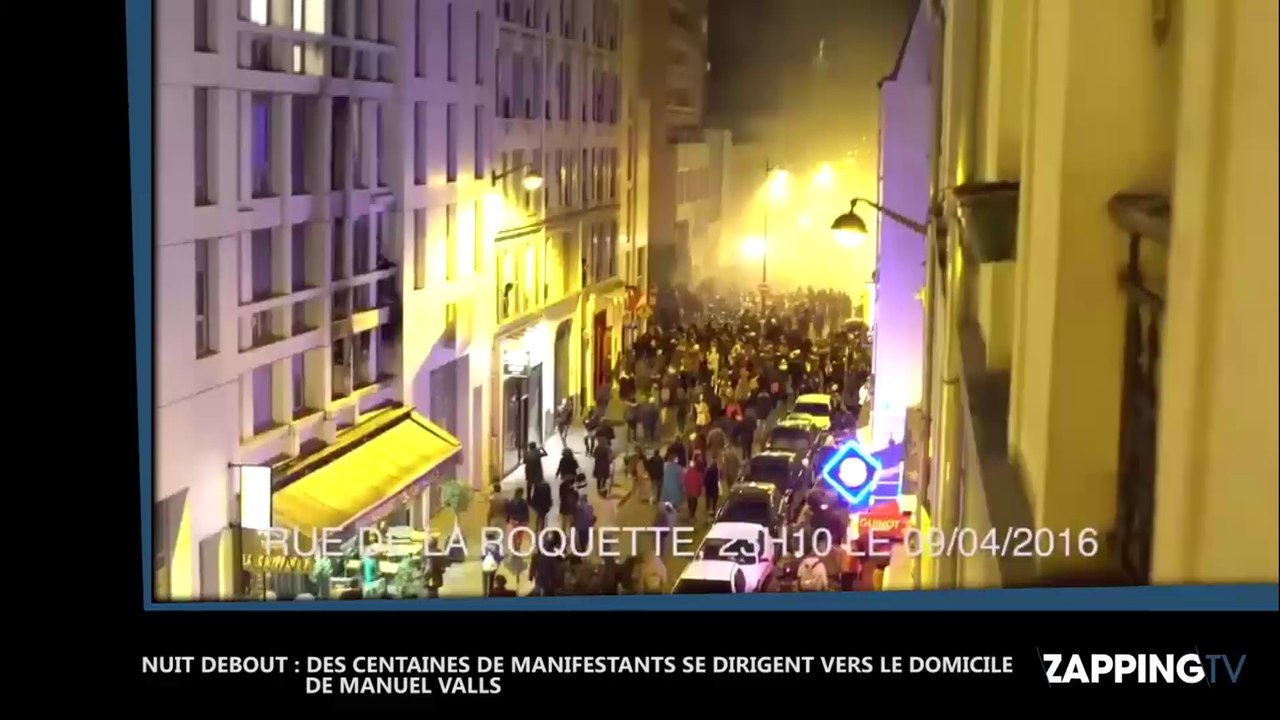 Nuit Debout – Manuel Valls : Incidents cette nuit avec des manifestants devant le domicile du Premier ministre (Vidéo)