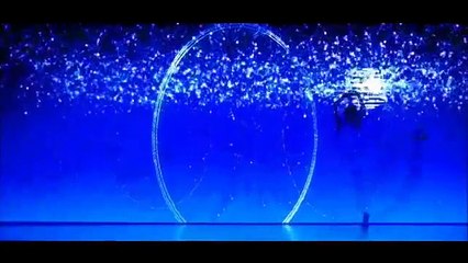 Prachtige dans met licht