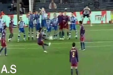 Ronaldinho All Free Kicks with Barcelona 2014 [New Football Goals]